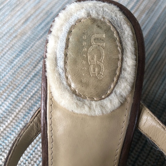 UGG Studded Wedge Sandal. EUC - Picture 4 of 5